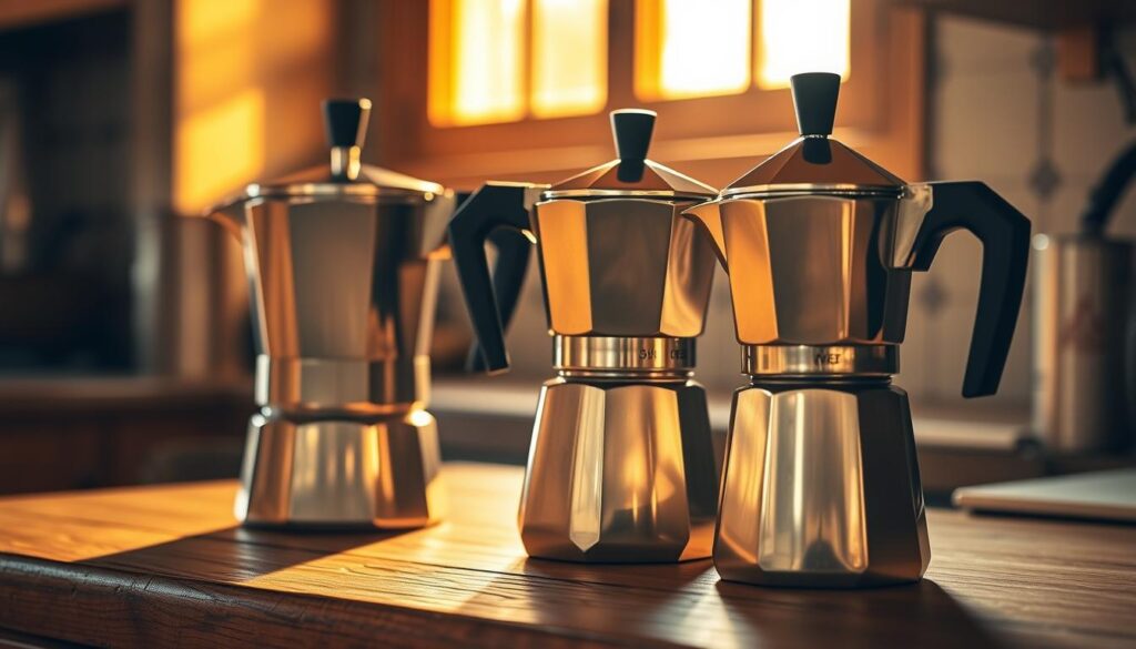 Der klassische Espressokocher, einfach aber genial