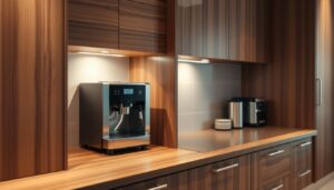 Die Kaffeemaschine in die Küchenzeile integrieren