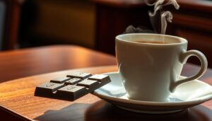 Schokolade zum Kaffee - zwei Dinge, die gut zueinander passen